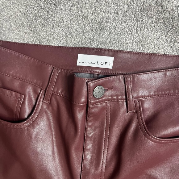 made and loved LOFT pants simili-cuir - Picture 3 of 8